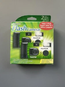 2 Pack Fuji Disposable Camera Quick Snap Flash 400 35mm 27 Exposure Exp 12/2025 - Picture 1 of 3