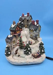 Fiber Optic Village Target 2004 Christmas Decoration Color Changing - Picture 1 of 8