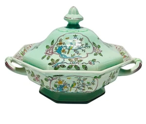 Adams Calyx Ware “Singapore Bird” Covered Casserole - Picture 1 of 5