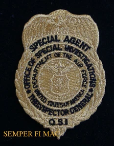 COMMEMORATIE US AIR FORCE OSI HAT PATCH INSPECTOR GENERAL AFB PIN UP QUANTICO VA - Picture 1 of 24