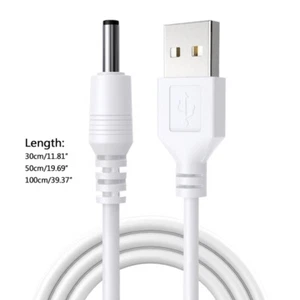 Usb To Dc 3.5mm Cable Charger Power Cable Power Supply Cord Dc Power Plug Line - Zdjęcie 1 z 14