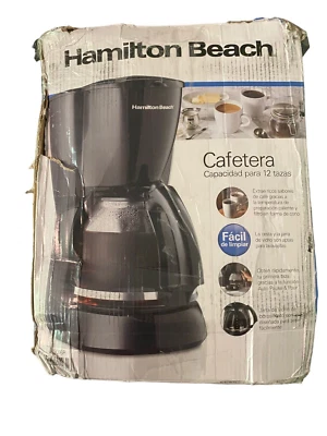 Hamilton Beach 49316R 12-Cup Coffeemaker Black No Manual - Image 1 of 4
