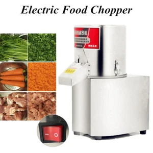 600W Electric Vegetable Chopper Stainless Steel Cutter Commercial Food Processor - Picture 1 of 8