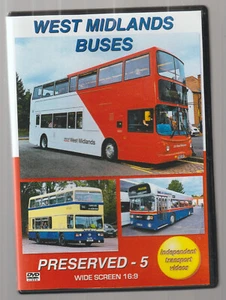 West Midlands Buses Preserved - 5 (DVD) Bus Transport Video DVD ~ D459 - Imagen 1 de 3
