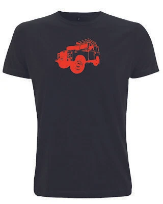 Classic 4x4 Safari T Shirt Graphic British Truck Car Show Series 2 SUV 11A - image 1 of 4