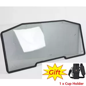 UTV Dark Tinted Rear Windshield Window for Can-Am Defender HD5 HD8 HD10 2016-24 - Picture 1 of 15