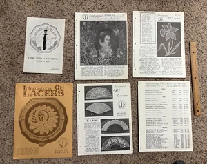 Vintage Lot of (6) OLD LACERS BULLETINS & DIRECTORY Lace Knitting Patterns More - Picture 1 of 2
