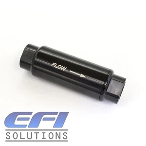 Pro Fuel Filter Billet 30 Micron AN8 ORB (Black) Inline E85 66-2042 - Bild 1 von 3