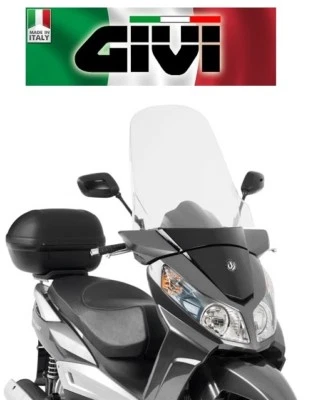 Parabrezza trasparente SYM  Citycom 300 2018 2019  D650ST GIVI - Immagine 1 di 4