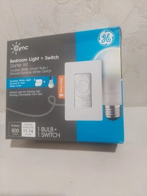 Kit de inicio de luz e interruptor de dormitorio GE Cync nuevo en caja Foto 1 de 3