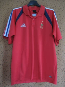 Polo Equipe de France coupe du monde vintage shirt Adidas rouge Football - 4 / M - Imagen 1 de 6