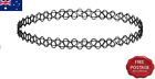 * Tattoo Choker Necklace *   Black, Stretchy - Sa  And Australian Supplier