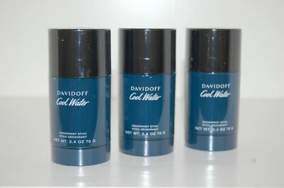 (171,07€/L) Davidoff Cool Water Men Man 3 x 75 ml Deo Stick Deostick Deodorant