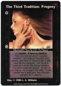 The Third Tradition: Progeny Jyhad V:TES VTES Vampire CCG - Picture 1 of 1