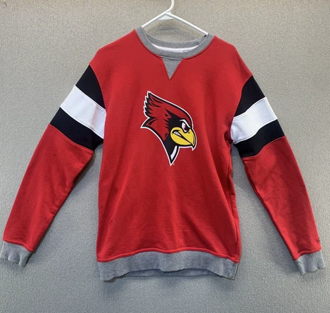 Illinois State Redbirds ISU Champion Logo Sweatshirt Pullover Size Medium M Red Cover