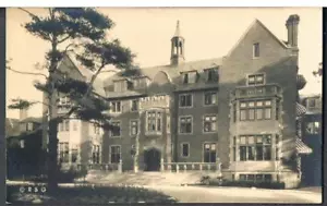 AMERICAN Postcard Christian Science Sanatorium Building Chestnut Hill Mass 1934 - Foto 1 di 2
