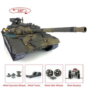 3938 Henglong 1/16 7.0 Russia T90 2.4G RC Battle Tank Metal Tracks Sproket Idler - Picture 1 of 12