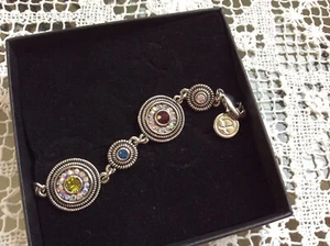 Pippa Jean Armband rhodiniert Tory Bracelet Steine bunt - Bild 1 von 5