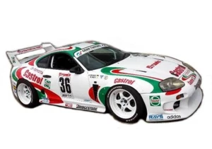 1:10 RC Clear Lexan Body Shell Castrol Toyota Supra with decals- Rally or Race - Picture 1 of 9