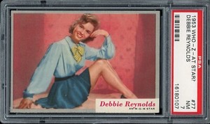 1953 Who-z-at Star? #77 Debbie Reynolds PSA 7
