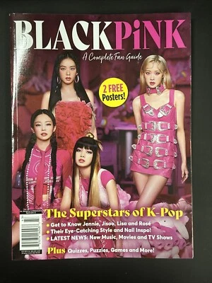 BLACK PINK A COMPLETE FAN GUIDE MAGAZINE A360 MEDIA 2024 guitar Music Life K Pop - Image 1 of 3