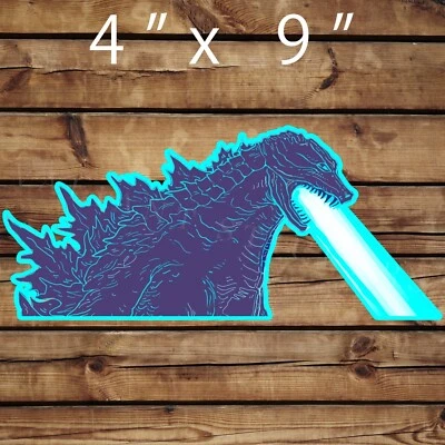 Pegatina para ventana Godzilla Peeker Beam Peeker Gojira Kaijuu Peek Peeker Peeking Foto 1 de 2