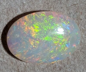 1,67ct heller Opal grün gold orange bunt oval Coober Pedy! - Bild 1 von 12