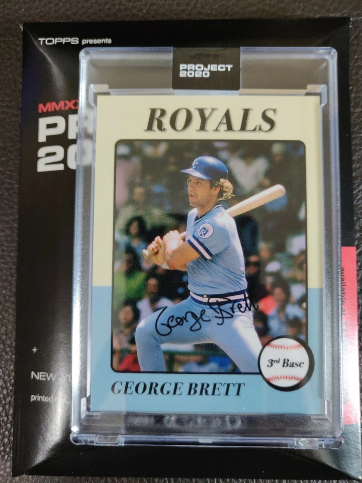 Topps Project 2020 George Brett by Oldmanalan #112 PR 6,558 - Image 1 of 4