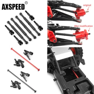 AXSPEED anteriore/posteriore CVD / giunto + alberi per TAMIYA 1/10 581 HotShot 4WD auto - Foto 1 di 33