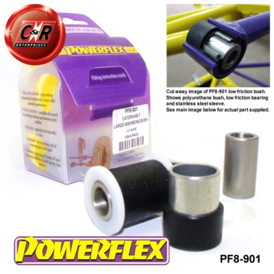 Powerflex Rraxlelinkrr Cojinete 1/2 Para Caterham7 Imp Dedion Nowatts 73-06 - Imagen 1 de 4