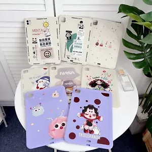 For iPad Air/Pro 11 10th 10.9 9/8/7th 10.2 Kids Cute Cartoon Pattern Slim Case - Picture 1 of 12