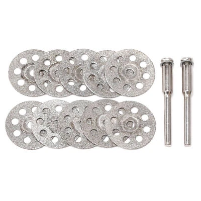 Rueda de corte de diamante de 20 mm con mandril de 3 mm - para accesorio de herramientas rotativas Dremel Foto 1 de 4