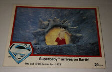 Topps vintage Superman the Movie trading card 1978 DC comics series 1 white #29: