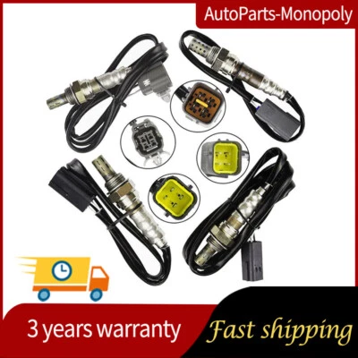 For 2003 2004 2005 Mazda 6 V6 3.0L 4PCS O2 Oxygen O2 Sensor Upper & Undder  - Image 1 of 4