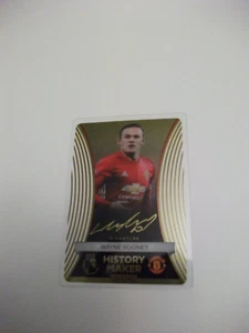 Panini Adrenalyn XL 2025 Wayne Rooney Man United Limited Signature History Maker - Imagen 1 de 1
