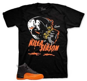 Shirt To Match Jordan 12 Brilliant Orange Sneakers Shoes - Killa Season Tees - Picture 1 of 3