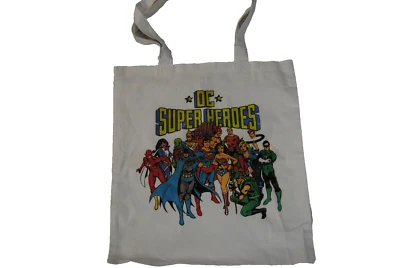 OFFICIAL DC SUPER HEROES LOGO TASCHE TASCHE x 2 NEU OFFIZIELLE WONDER WOMAN BATMAN SUPERMAN FALK