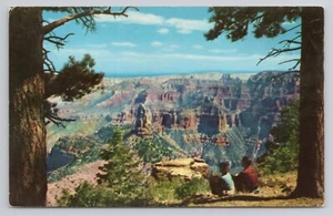 North Rim of The Grand Canyon of the Colorado Postcard - Picture 1 of 2