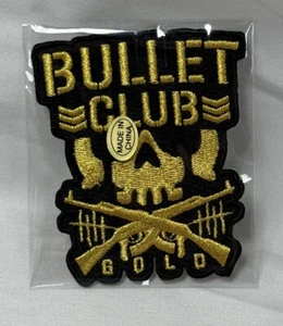 Pro Wrestling Crate Bullet Club Gold Patch AEW All Elite Neu Japan Jay White  - Bild 1 von 1