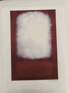 Mark Rothko Litografia off set cm 50x65 firma su lastra con certificata - Picture 1 of 9
