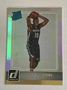 Jarell Martin 2015-16 Panini Donruss Rated Rookie RC #247 Holo 010/199 Jersey # - Bild 1 von 3