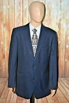 Hugo Boss Men Guabello Super 120s Wool 2 Front Button Sports Coat Sz 42L - Image 1 of 4