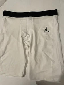 Nuevos con etiquetas Pantalones Cortos de Compresión Nike Jordan Jumpman Dri-Fit Blancos TALLA 2XL XXL - Imagen 1 de 3