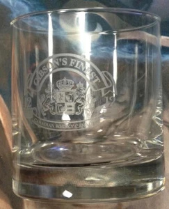 Gibson's Finest - Canadian Whisky - Whiskey Glasses - Very Rare Canada - Picture 1 of 2