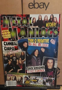 Metal Maniacs Magazine January 2000 Type O Negative Cannibal Corpse - Picture 1 of 7