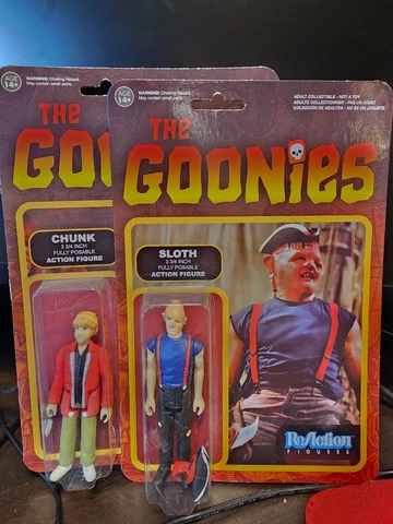 Super7 ReAction The Goonies Sloth and Chunk Action  Figure Cover