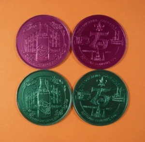 4 - 1977 THE LOUISIANA COCA COLA TOKENS - 75 ANNNIVERSARY - Picture 1 of 1