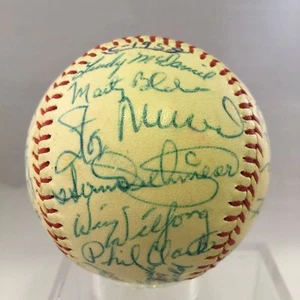 Incredible 1958 St. Louis Cardinals Team Signed Baseball With 39 Signatures! PSA - Picture 1 of 11