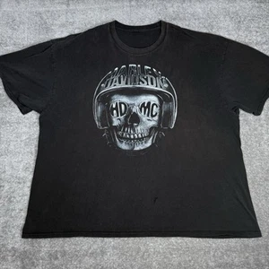 Harley-Davidson T-Shirt Herren XXL Schwarz Skull Helm Huntsville AL *Mängel* - Bild 1 von 10