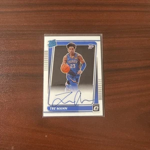2021-22 Donruss Optic Tre Mann Rated Rookie On Card Auto RC SP #168 - Picture 1 of 2